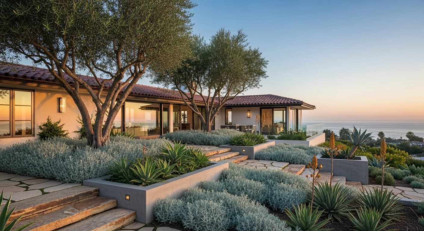Coastal-Hills Landscape Design for Laguna Niguel