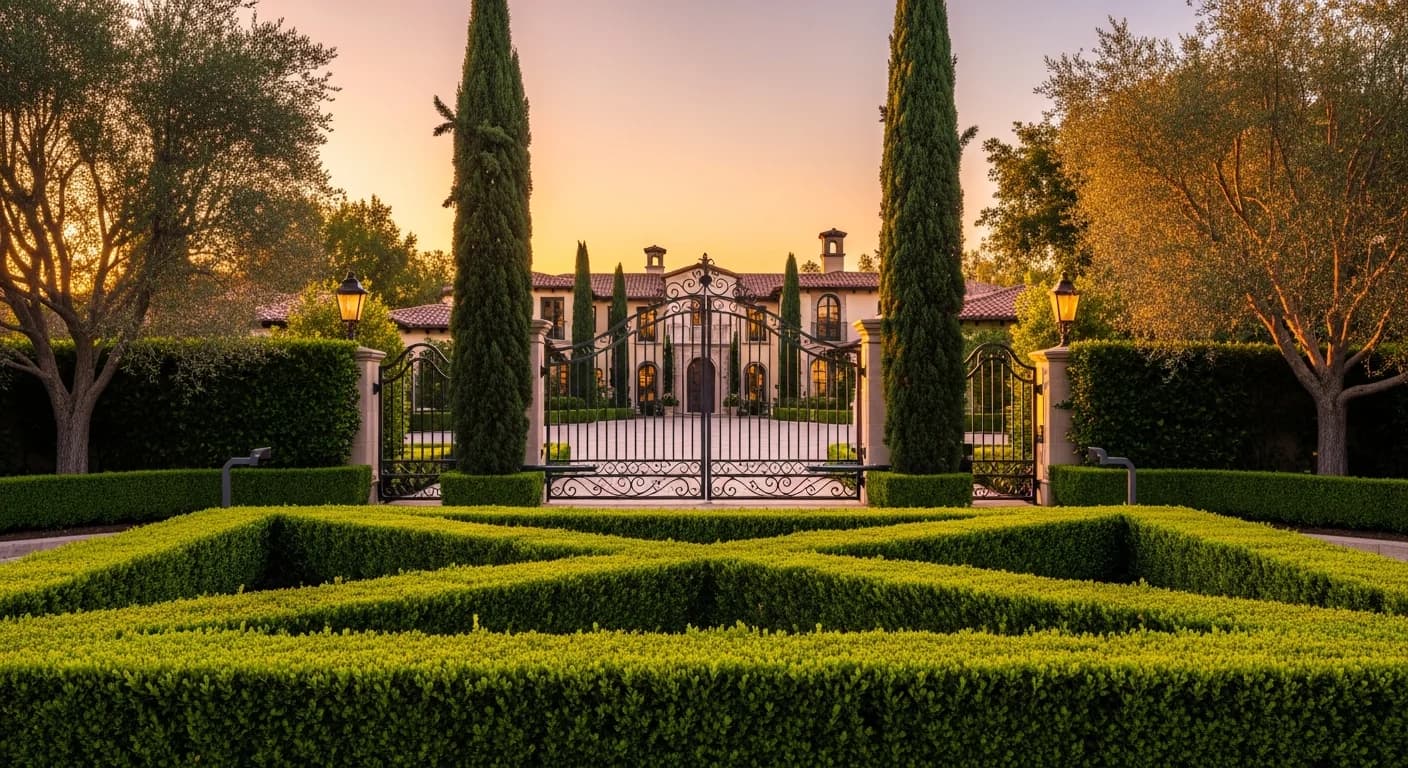 Hedge Architecture for Privacy-Forward Beverly Hills Gardens